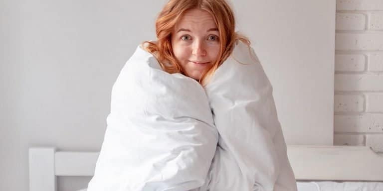 I Started Meditating With A Weighted Blanket And It Changed My Whole Practice