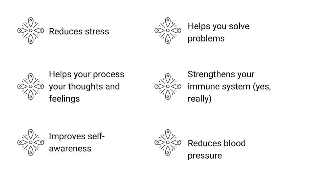 list of benefits of sobriety journaling