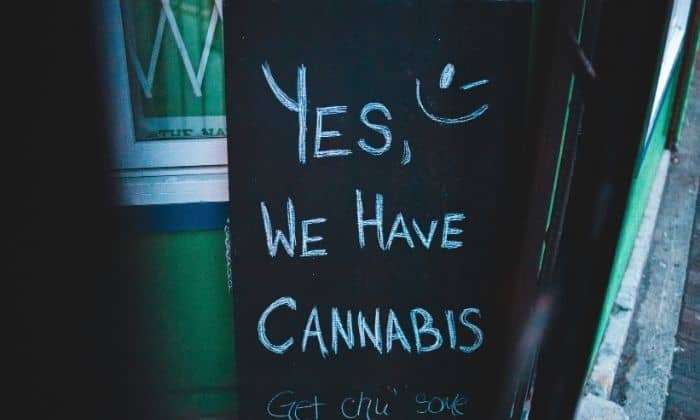 yes we have cannabis sign for california sober